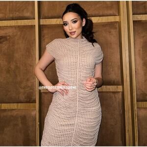 ZARA Short Ruched Dress NWT